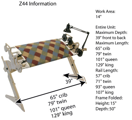 Grace z44 hand quilting frame